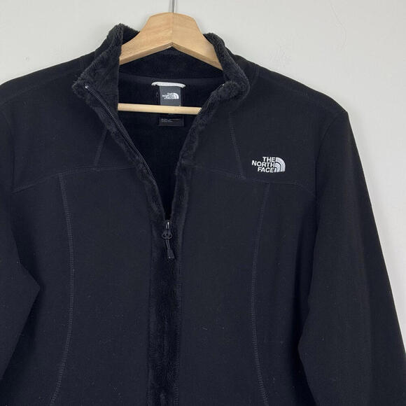 The North Face Morningside Jacket Womens L Black Fleece Full Zip Sweater Outdoor - Picture 2 of 9